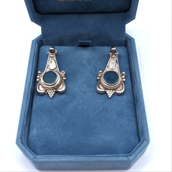 Sterling Silver Jasper Earrings - Picture 1 of 5